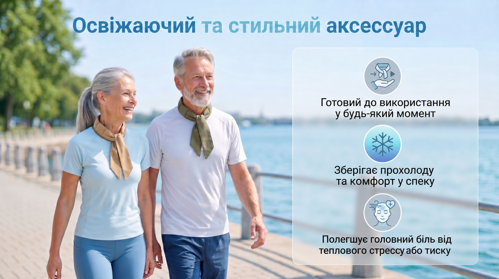 EasyCool Cooling Band — охолоджуючий шарф