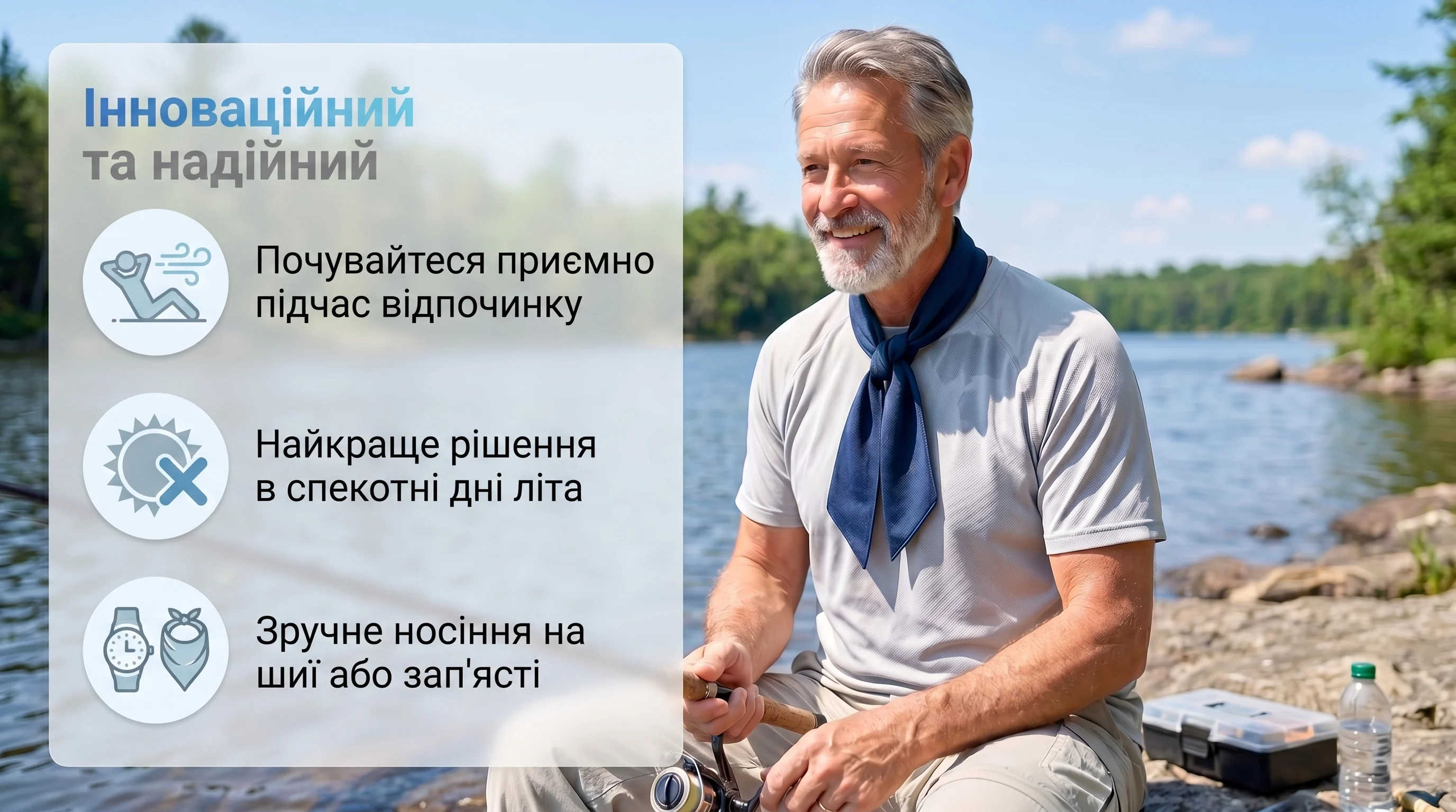 EasyCool — охолоджуючий шарф